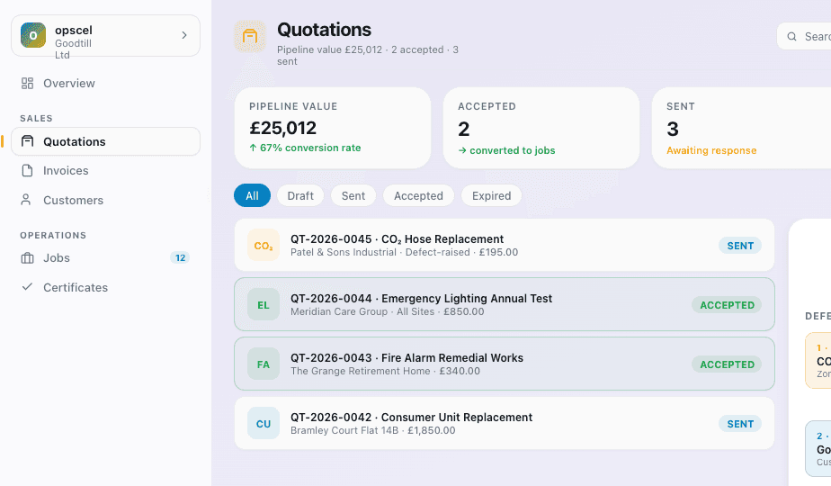 Win More Work with Smarter Quoting screenshot